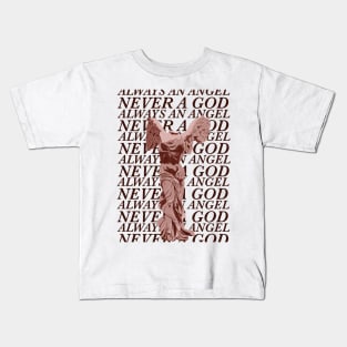 Always An Angel Burgundy Kids T-Shirt